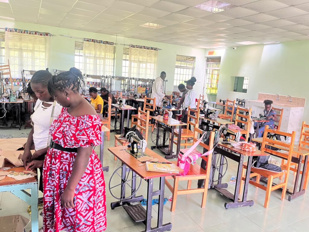 Garment Making Session in progress