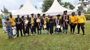 Graduands and some of WOW team