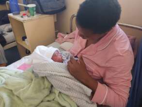 Mom and Baby After C-Section