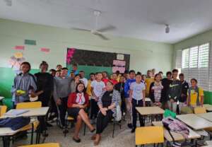 Talk to young people in school.