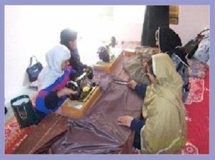 Afghan Women Earning Income through Tailoring
