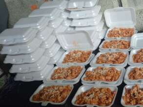 foods were prepared by the center and parents