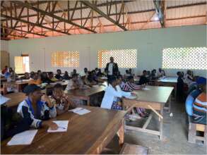 Students training