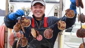 Local Fisherman with Scallops
