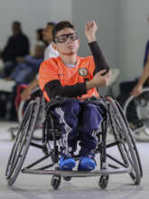 Egyptian Junior wheelchair Basketball Players.