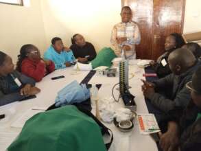 Demonstration on monitoring pregnant mother