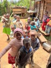 Children learn about growing nutritious food