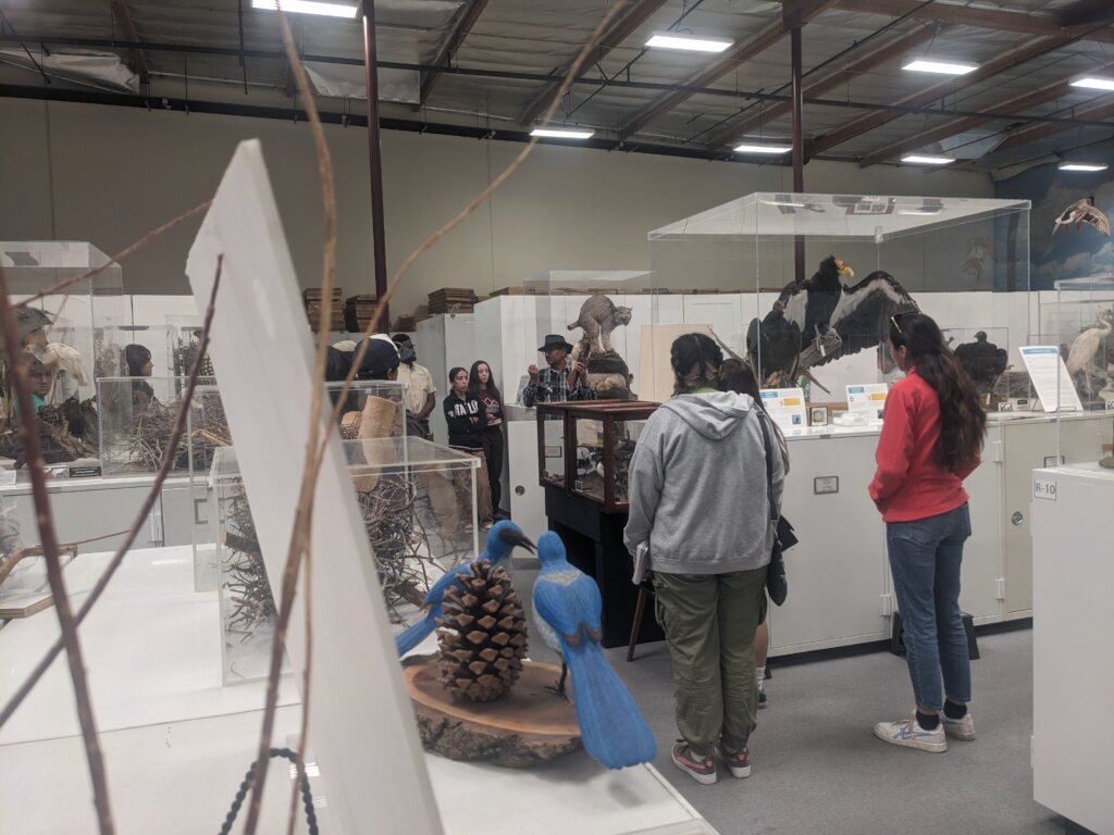 Mr Rene Corado leads tour in the WFVZ Collections