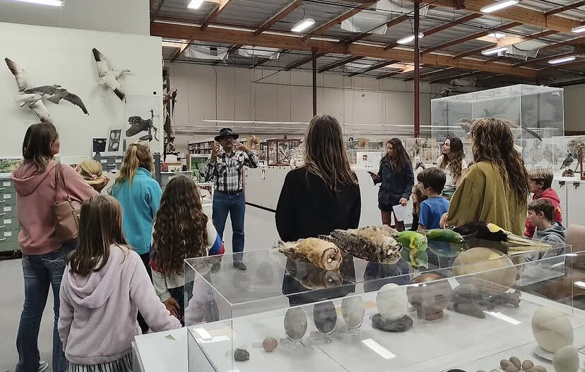 Group tour guided by Collections Mgr Rene Corado