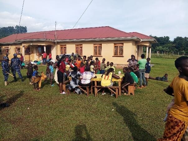 Rescued Children Playing in the Compound.