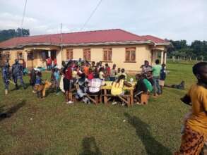 Rescued Children Playing in the Compound.