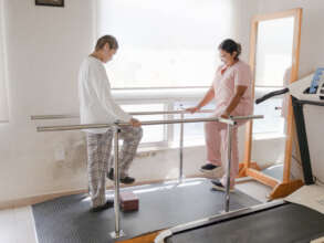 Perla in physical therapy