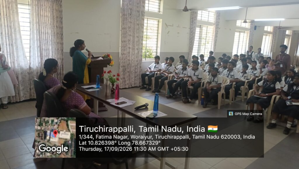 Talk on greening the earth for 82 children