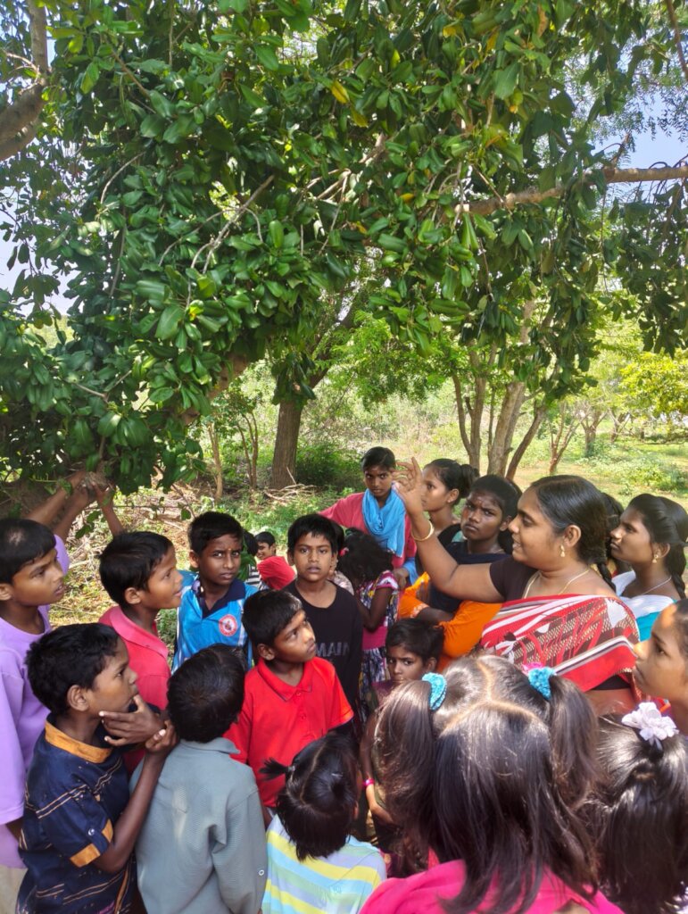 Exposure visit for 45 children on environment