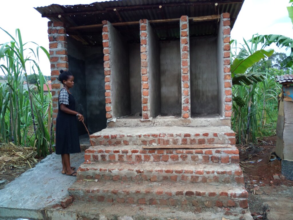 Support toilets for chidren at Gaba hope for kids.