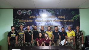 Conducted the training for the forest rangers