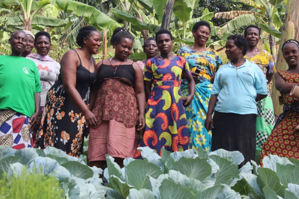 Empower Women Care Groups in Kitchen Gardening