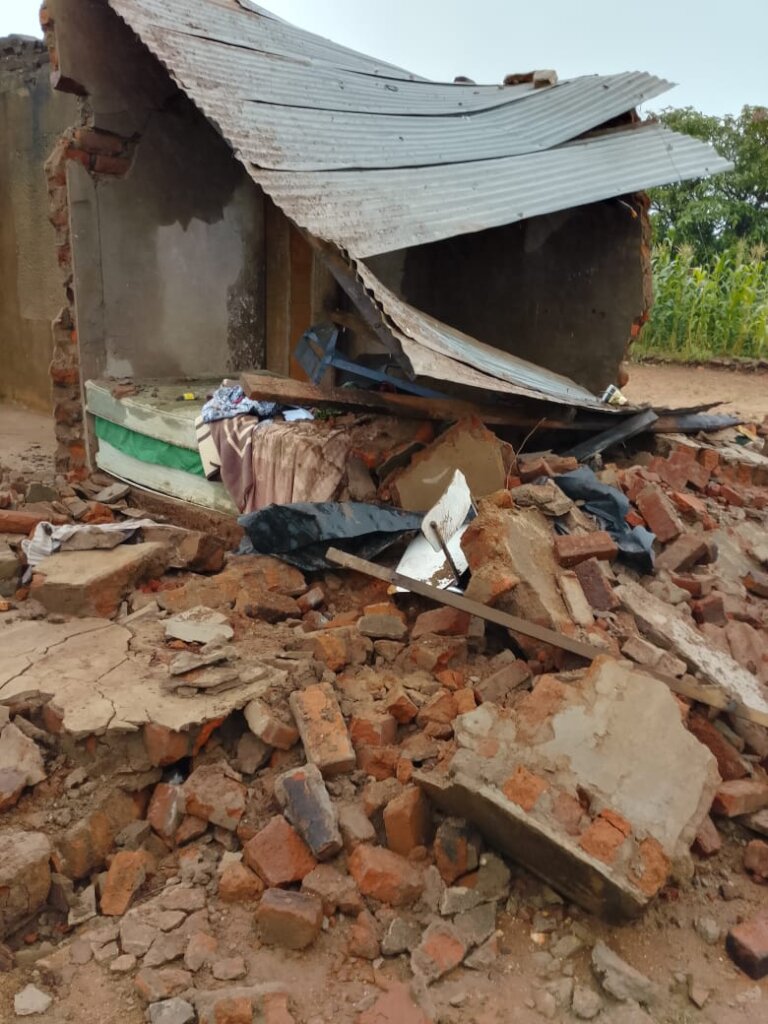 Household devastated by flooding