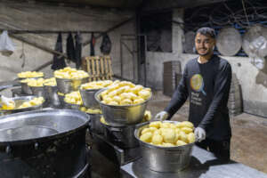 Meal Prep at the Deir al-Balah Field Kitchen