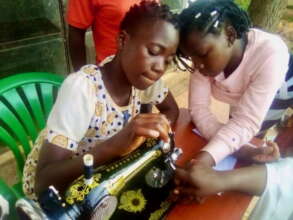 Girls Sewing