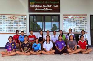 Sarah with the Jasmine Farm girls - 2025.
