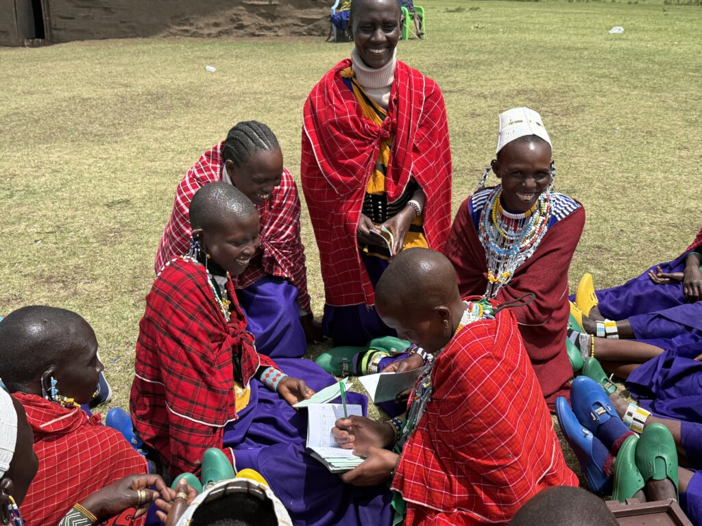 Women paying back their loans