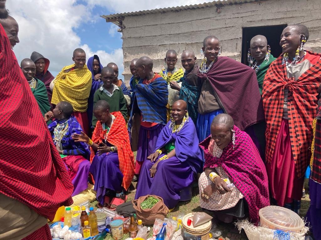 Women selling their goods