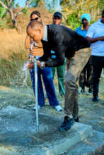 Afyaplus Board of Directors visiting water point