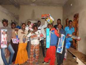 Children at Zorokoro on Christmas