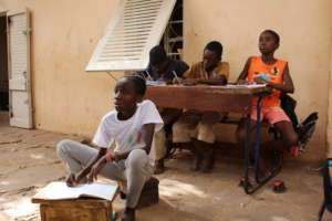 Homework time at ACFA-Mali