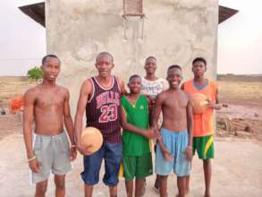 Children at Basketball court