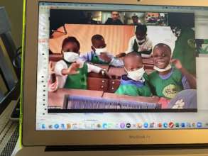 Zoom ESL session at Zorokoro