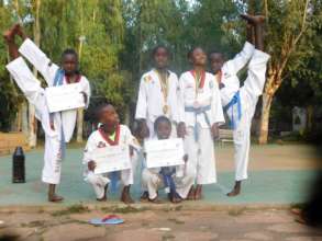 Children in Taekwondo Ceremony