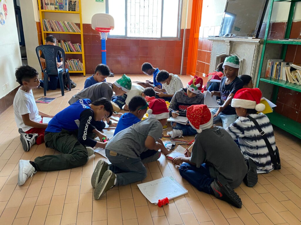 Uniforms for 50 children in Medellin