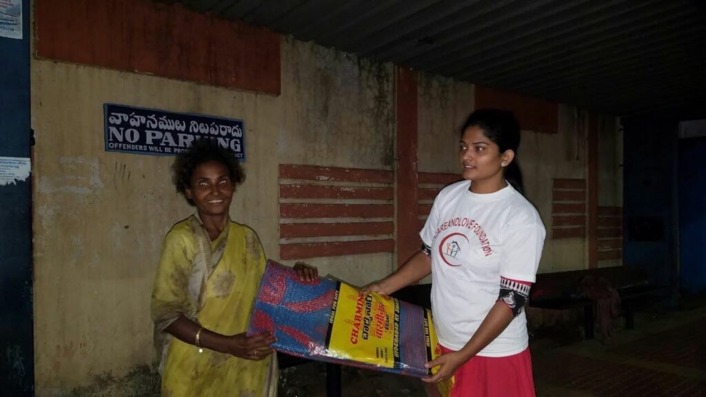donate a blanket with warm heart
