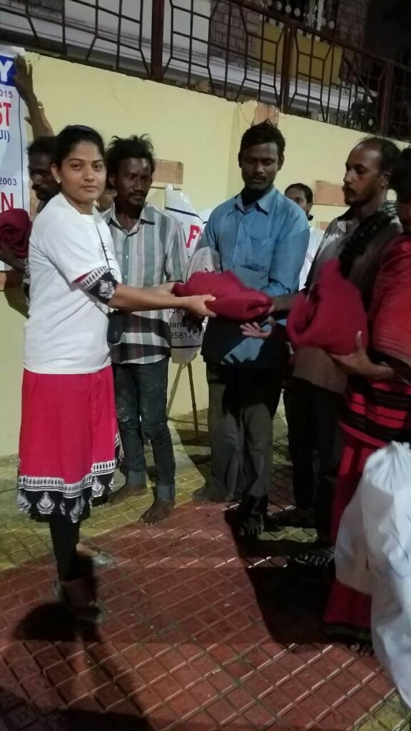 donate a blanket with warm heart