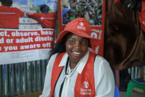Monica works at our health center in South Sudan