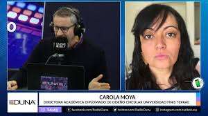 Carola Moya radio interview