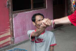 Made Caged Shake Hands