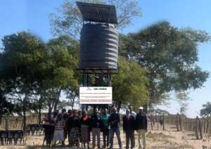 Completed Solar-Powered Borehole Installation