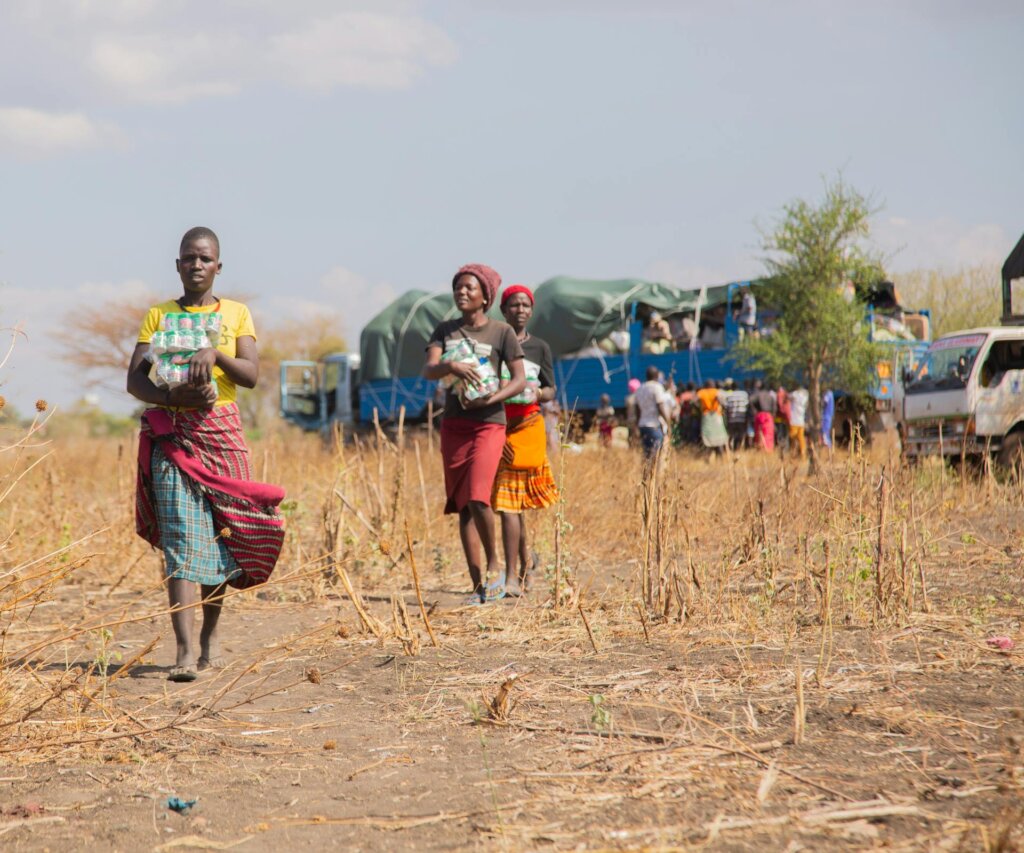 Feed and Clothe Displaced Families for One Day