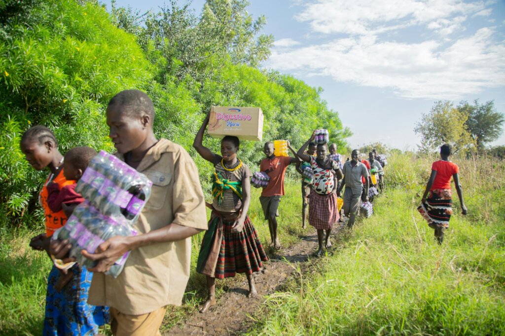 Feed and Clothe Displaced Families for One Day
