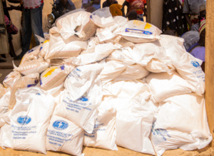 Food Relief Supplies Prepared for Beneficiaries