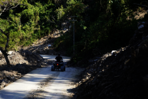 A landslide in Tenango de Doria, Hidalgo