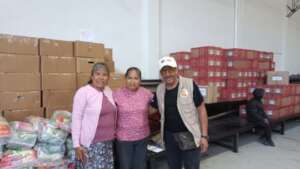 PSYDEH and women partners assist with distribution