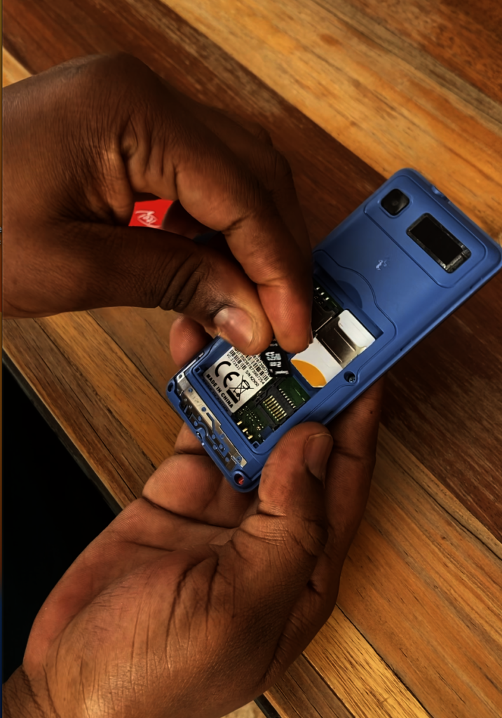 Local feature phone with microSD card