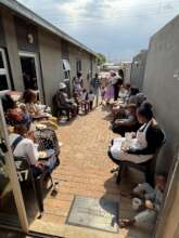 Lunch at LCF Center before the cooking workshop