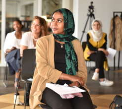 Participant During the Lotus Flower Programme