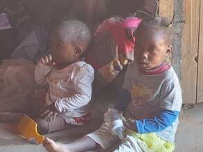 Children at one of house