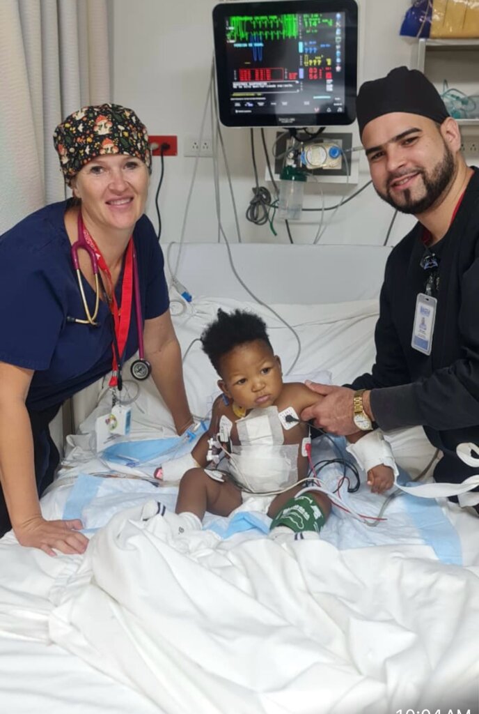 Pediatric Patient post surgical recovery